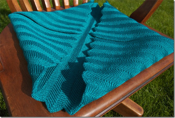 Passap knitting machine racked full fishermans zig zag wavy free knitted baby blanket pattern ex/ex