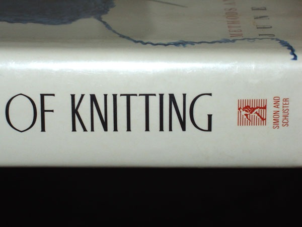 no sticky glue residue on knitting book cover