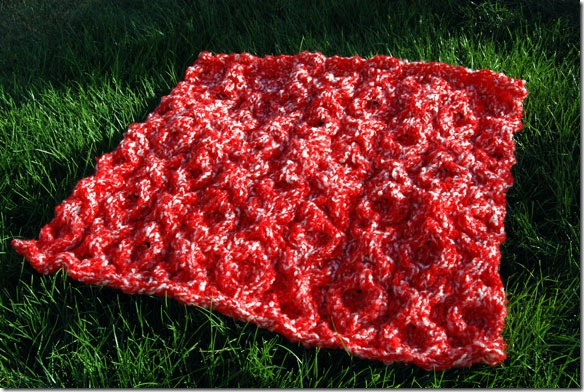xoxo hugs and kisses cable baby blanket pattern for hand or machine knitting