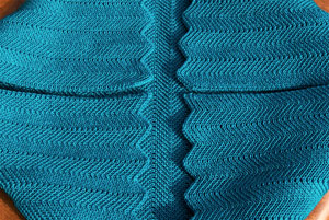 passap full fisherman scalloped baby blanket knitting pattern